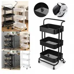 GENERICO - Carrito Organizador Multiuso Con Ruedas