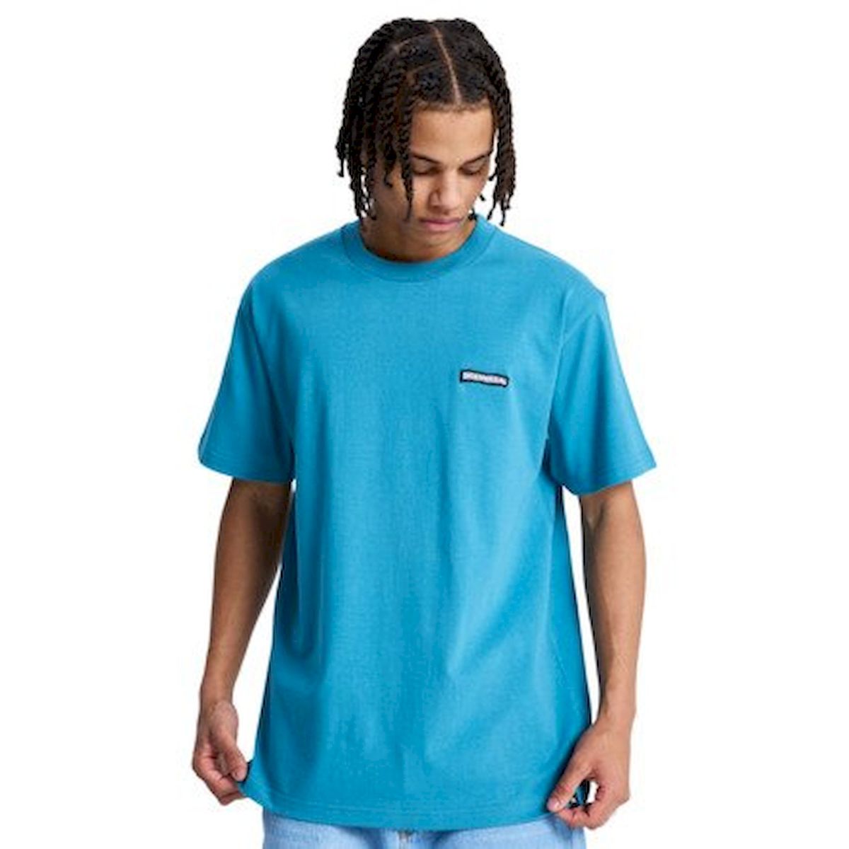 DC SHOES - Polera Hombre DC Patch It Celeste