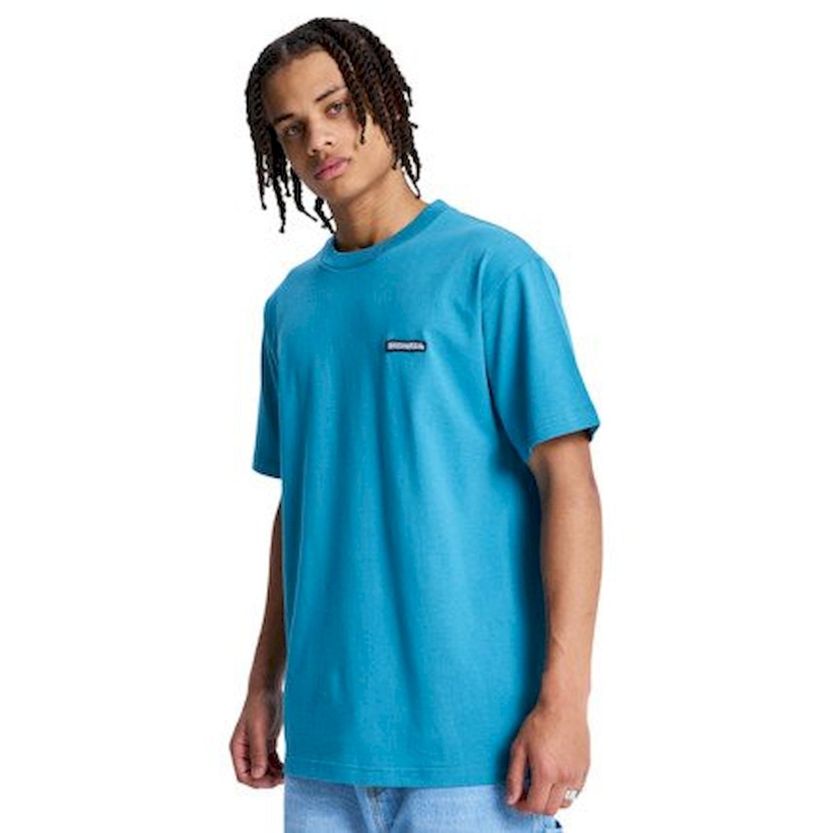 DC SHOES - Polera Hombre DC Patch It Celeste