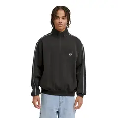 DC SHOES - Poleron Hombre Flow Down Half Zip Negro DC