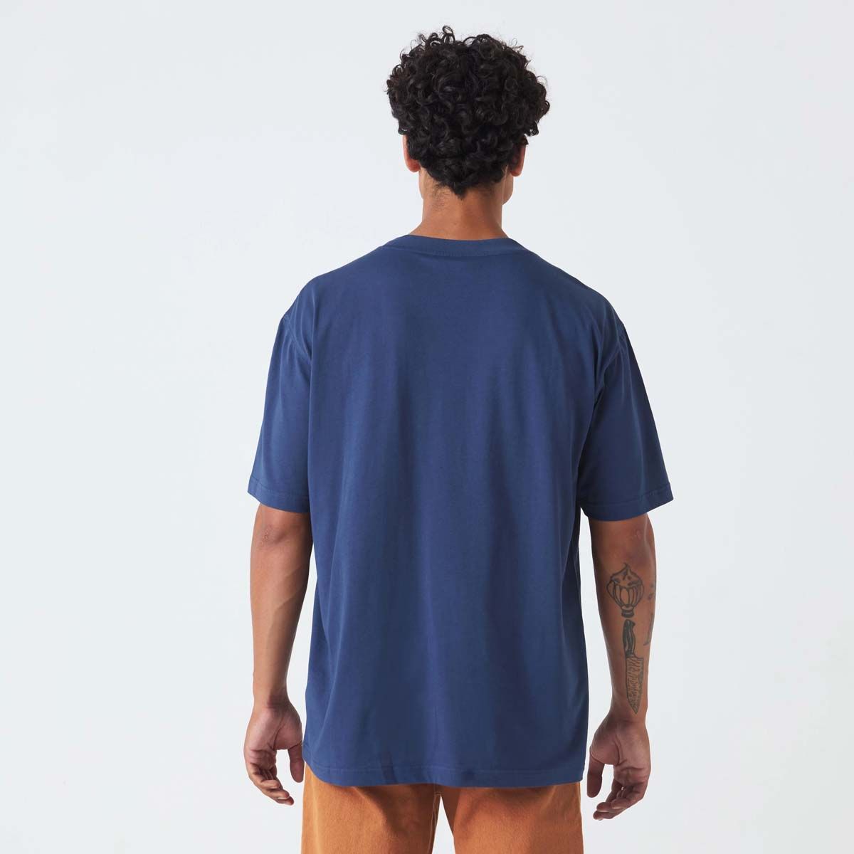 NEW BALANCE - Polera Lifestyle Hombre New Balance Athletics 574 Patch Azul