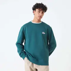 NEW BALANCE - Polerón Hombre Sport Essentials Flece Crew Verde
