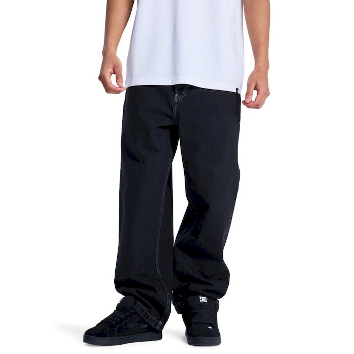 DC SHOES - Jeans Hombre Baggy Azul Negro DC