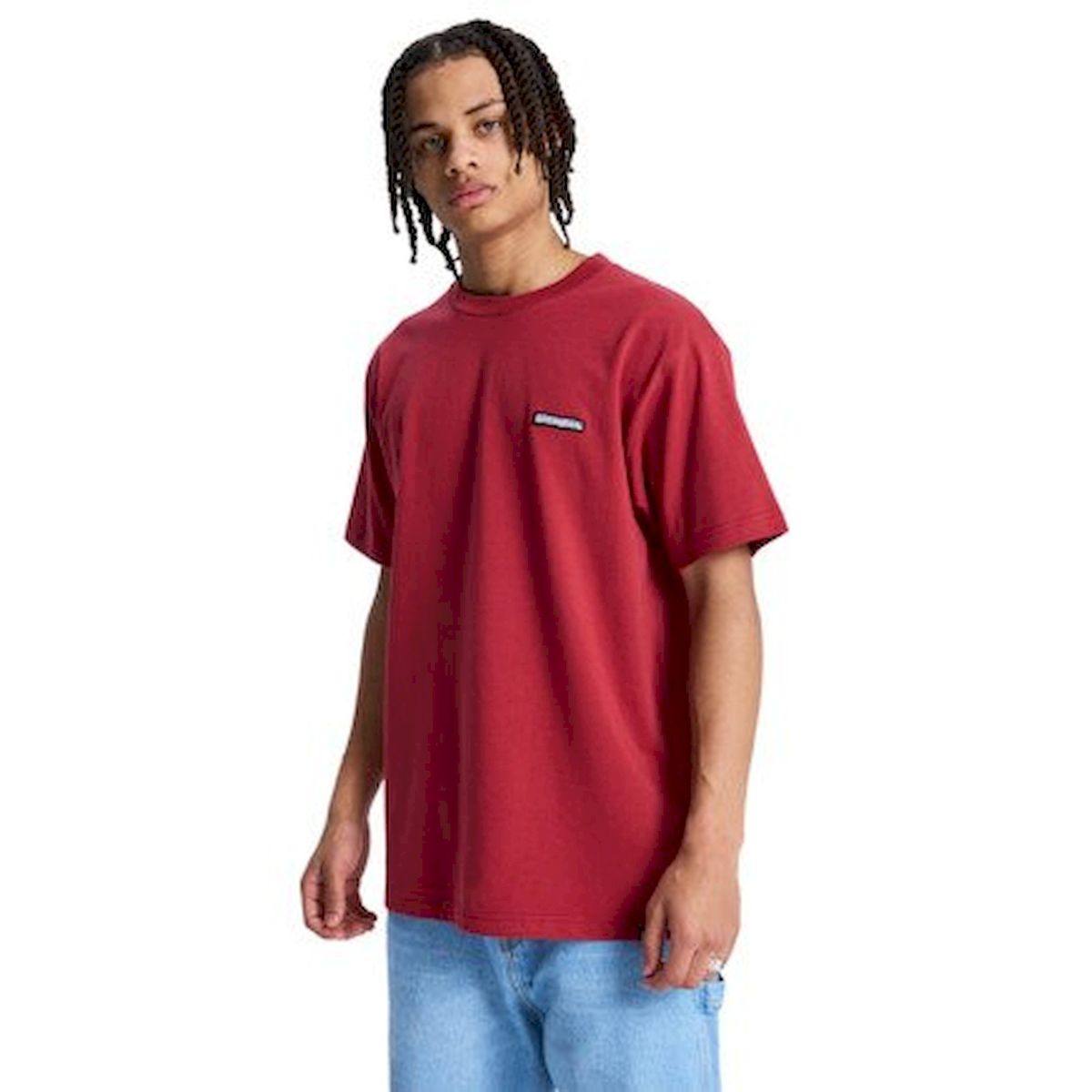DC SHOES - Polera Hombre Patch It Rojo DC
