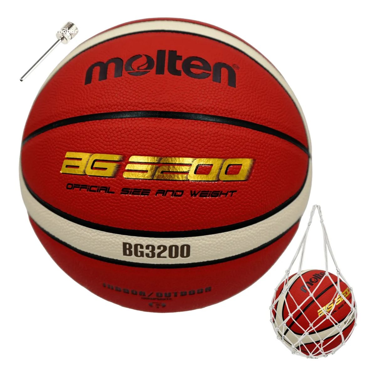 MOLTEN - Balon Basquetbol Basketball Pelota Bg3200 N° 6 Molten Indoor Outdoor