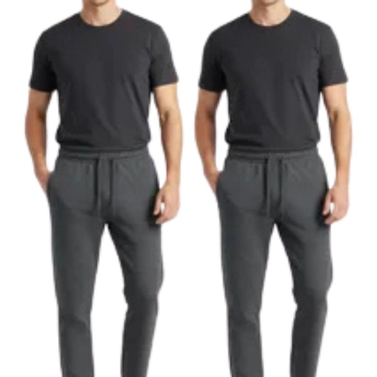 LOOK SHOP - Pack 2 Jogger Pantalón Buzo Hombre Algodón Verano. Sin Polar 901