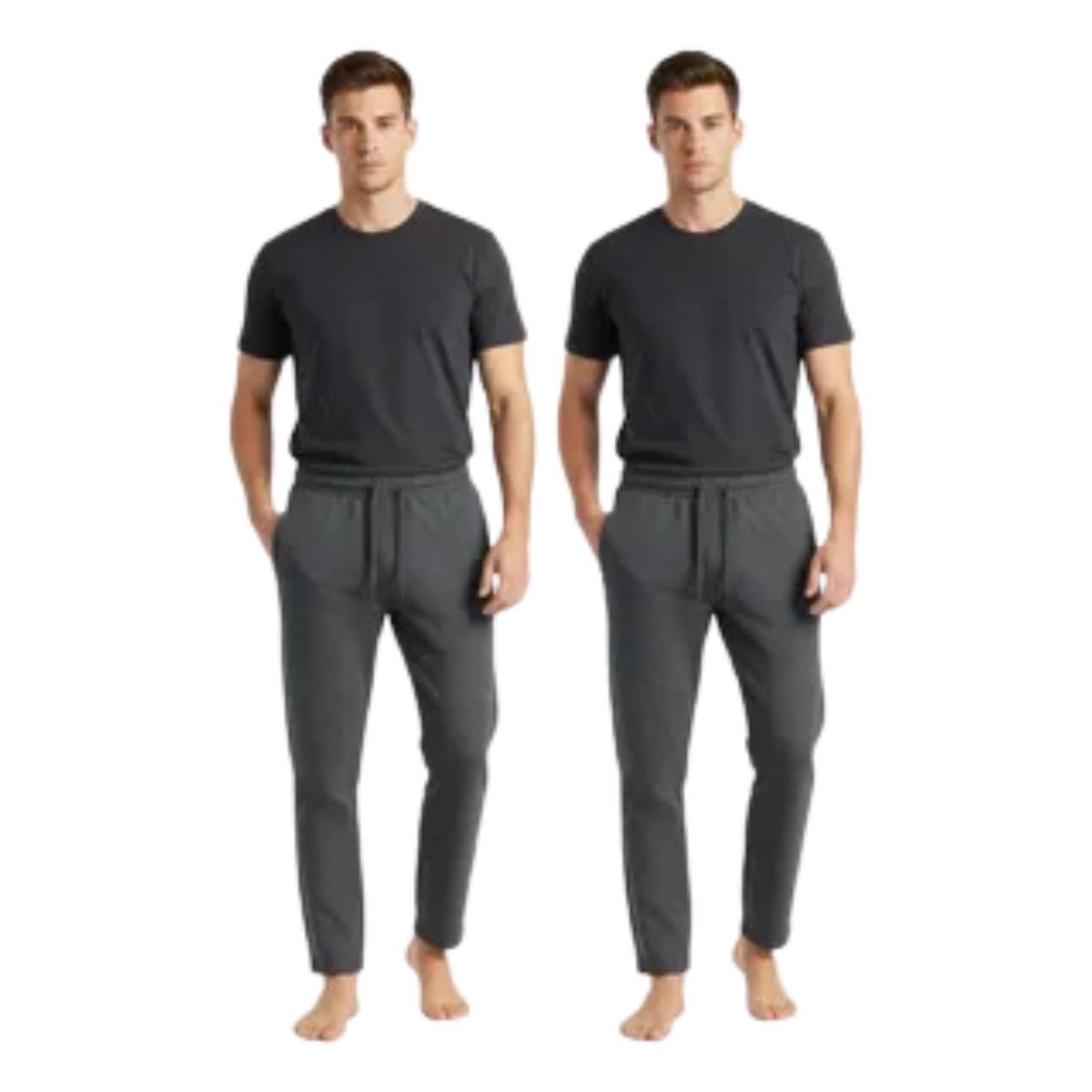 LOOK SHOP - Pack 2 Jogger Pantalón Buzo Hombre Algodón Verano. Sin Polar 901