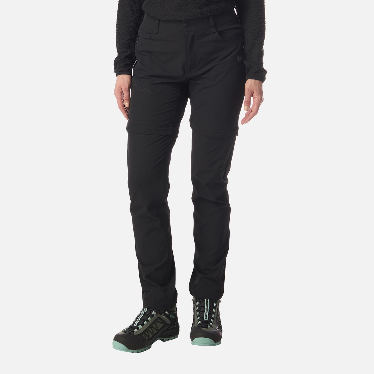 LIPPI - Pantalón Mujer Blacklash Q-Dry Mix-2 Pants Negro Lippi