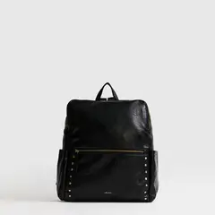 LOUNGE - Mochila Mujer Tachas Puller Gamuza