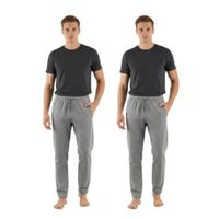 Pack 2 Jogger Pantalón Buzo Hombre Algodón Verano. Sin Polar 901