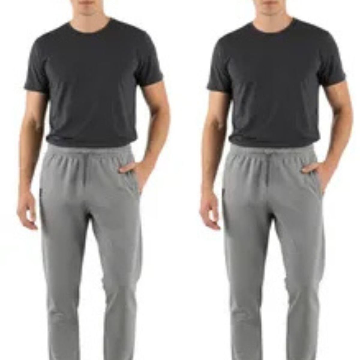 LOOK SHOP - Pack 2 Jogger Pantalón Buzo Hombre Algodón Verano. Sin Polar 901
