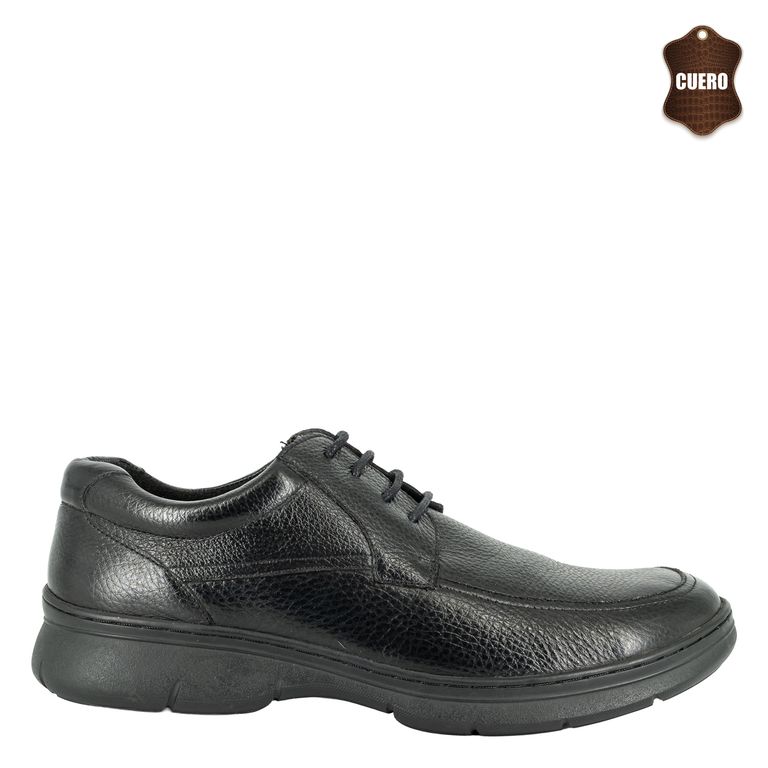 Zapato de Cuero Hombre Negro Martin