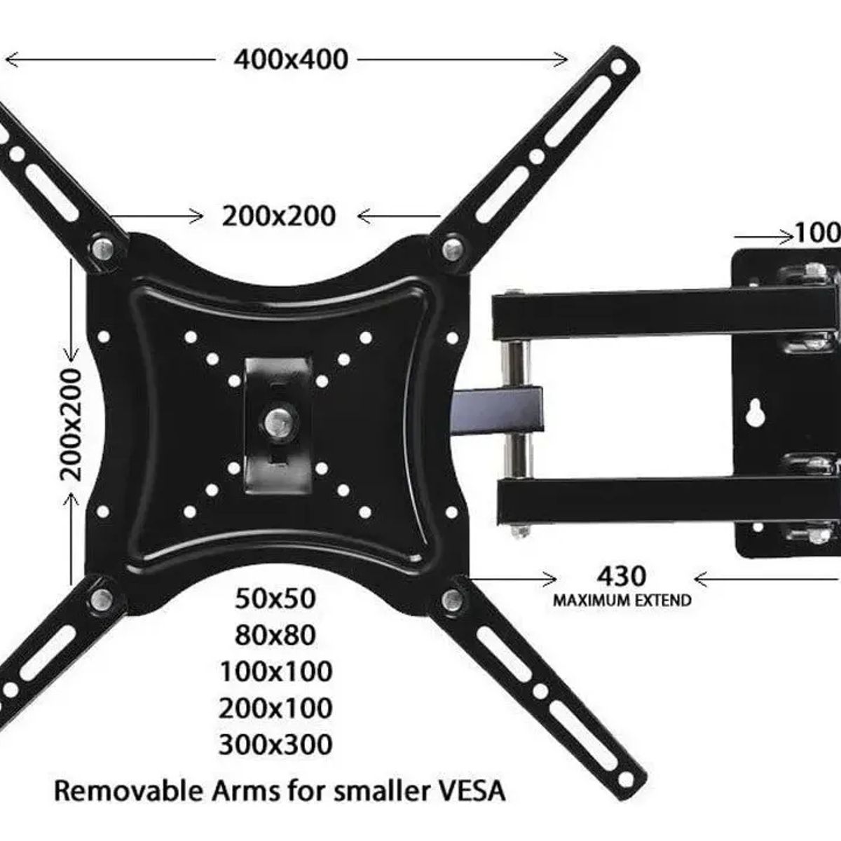 GENERICO - Soporte Tv De 14 A 55 Con Brazo Omd.hdl-117b-2