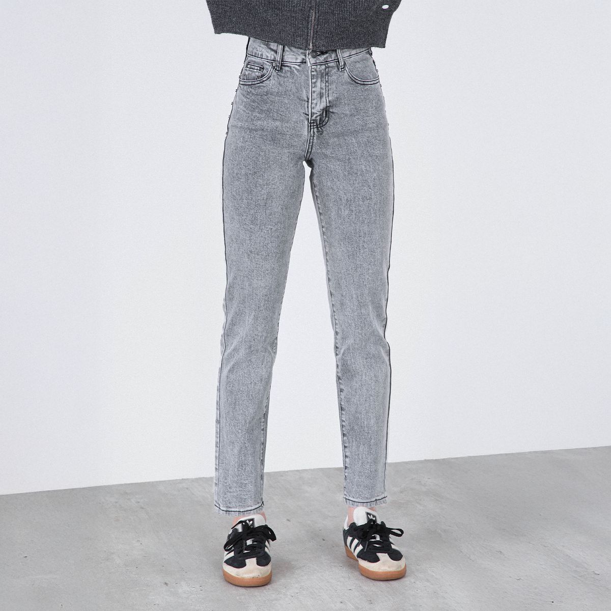 RAINDOOR - Pantalón Mom Andorra Grey