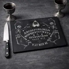 GENERICO - TABLA DE CORTAR DISEÑO OUIJA ESQUELETOS
