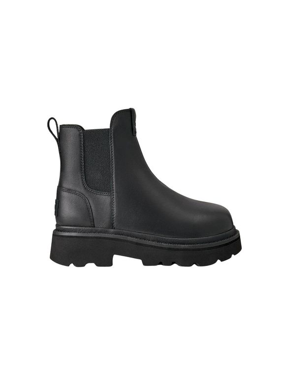 Botas Hombre Chelsea Lug Leather Negro