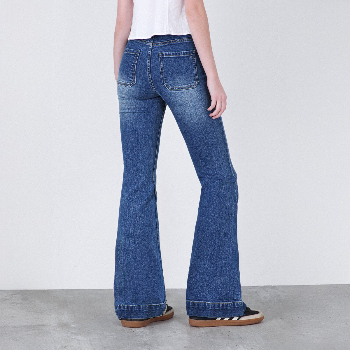 RAINDOOR - Pantalón Flare Grey R