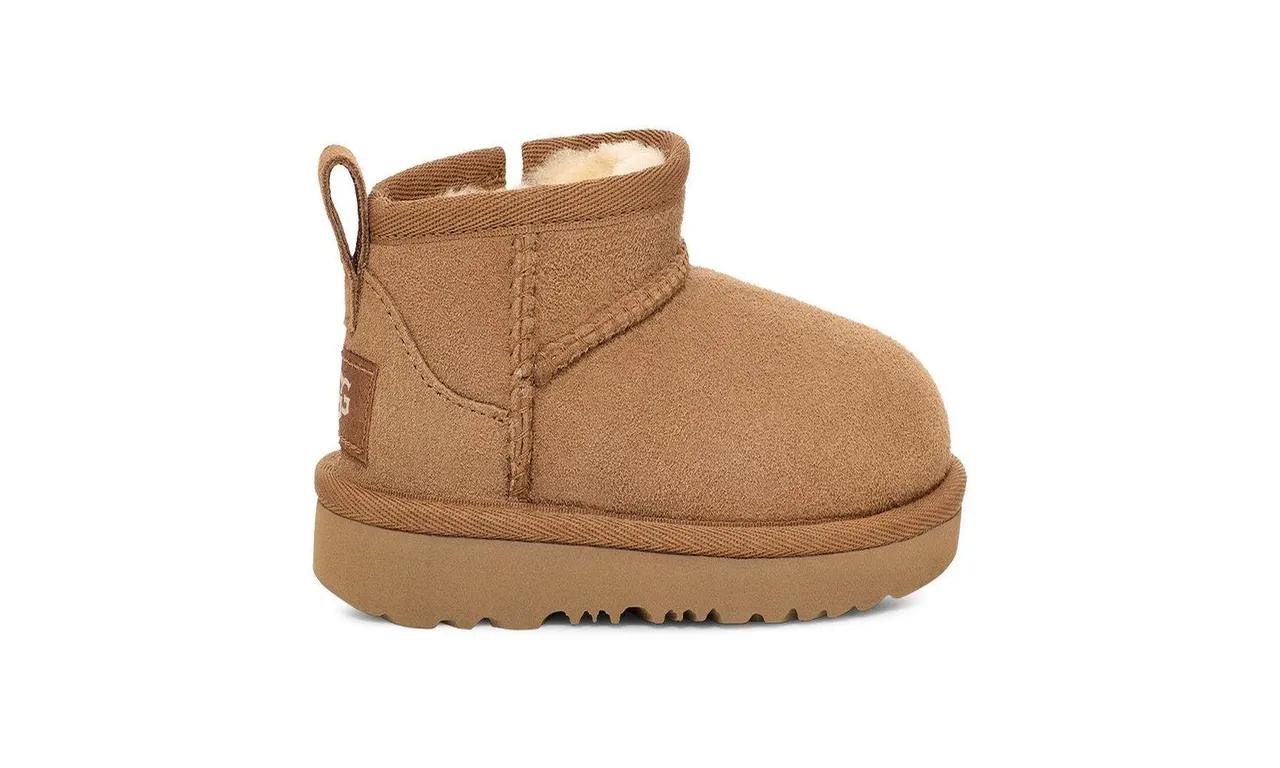 Bota Toddlers Classic Ultra Mini Café