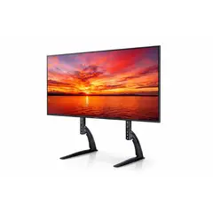 GENERICO - Soporte De TV Universal 37 A 75 Pulgadas Base Mesa Ajustable Altura Metal Reforzado Estable