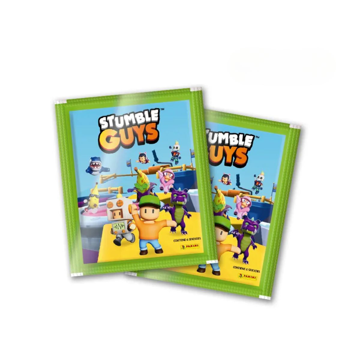 PANINI - Pack 20 Sobres - Álbum Stumble Guys ¡A Jugar!