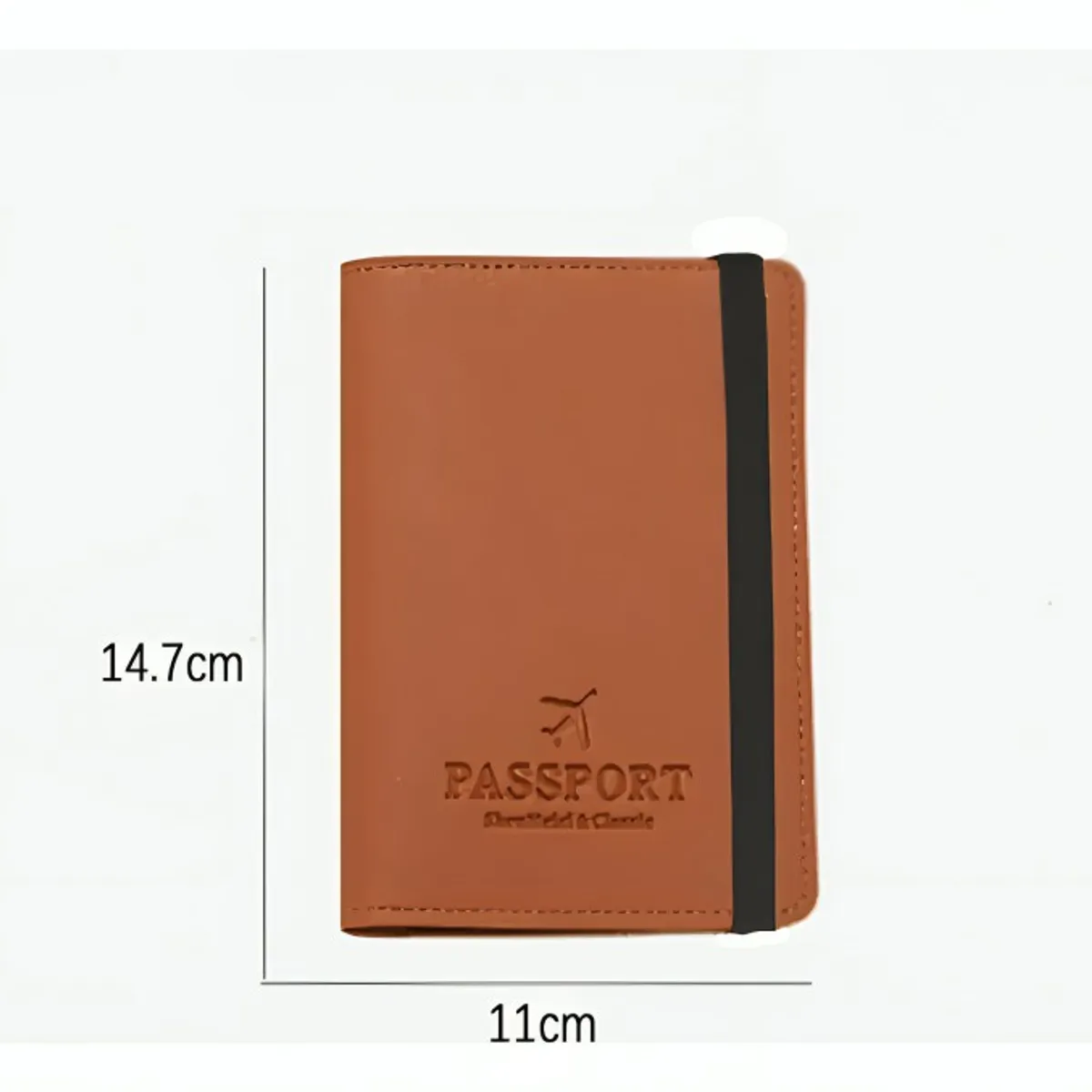 GENERICO - Porta Pasaporte Documentos Funda Protectora Viaje Con Rfid
