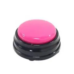 METALFER - Campanas De Entrenamiento De Mascotas Comandos De Grabación Rosa Chicle