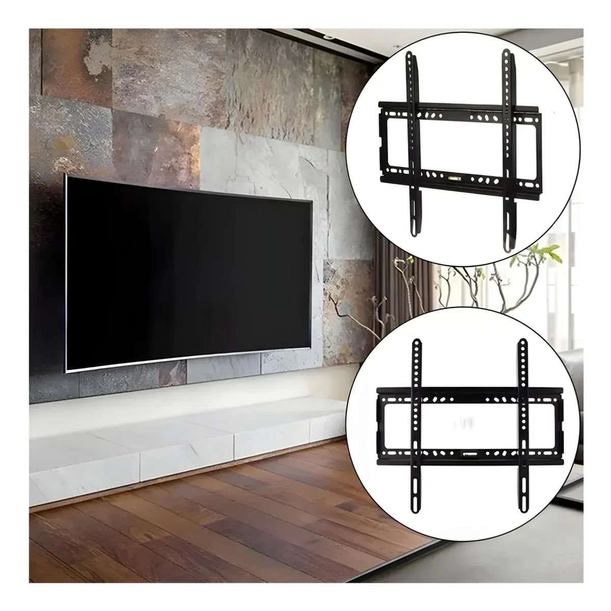 GENERICO - Soporte Tv Fijo Pared 26 A 63 Pulgadas Universal