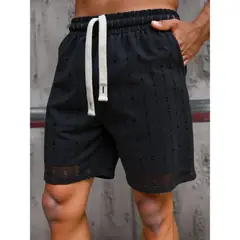 LIKE SHOP - Short Hombre Bermuda Texturado Tendencia Urbana 0263