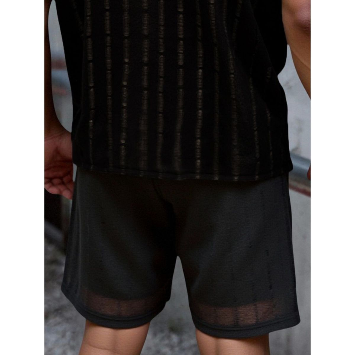 LIKE SHOP - Short Hombre Bermuda Texturado Tendencia Urbana 0263