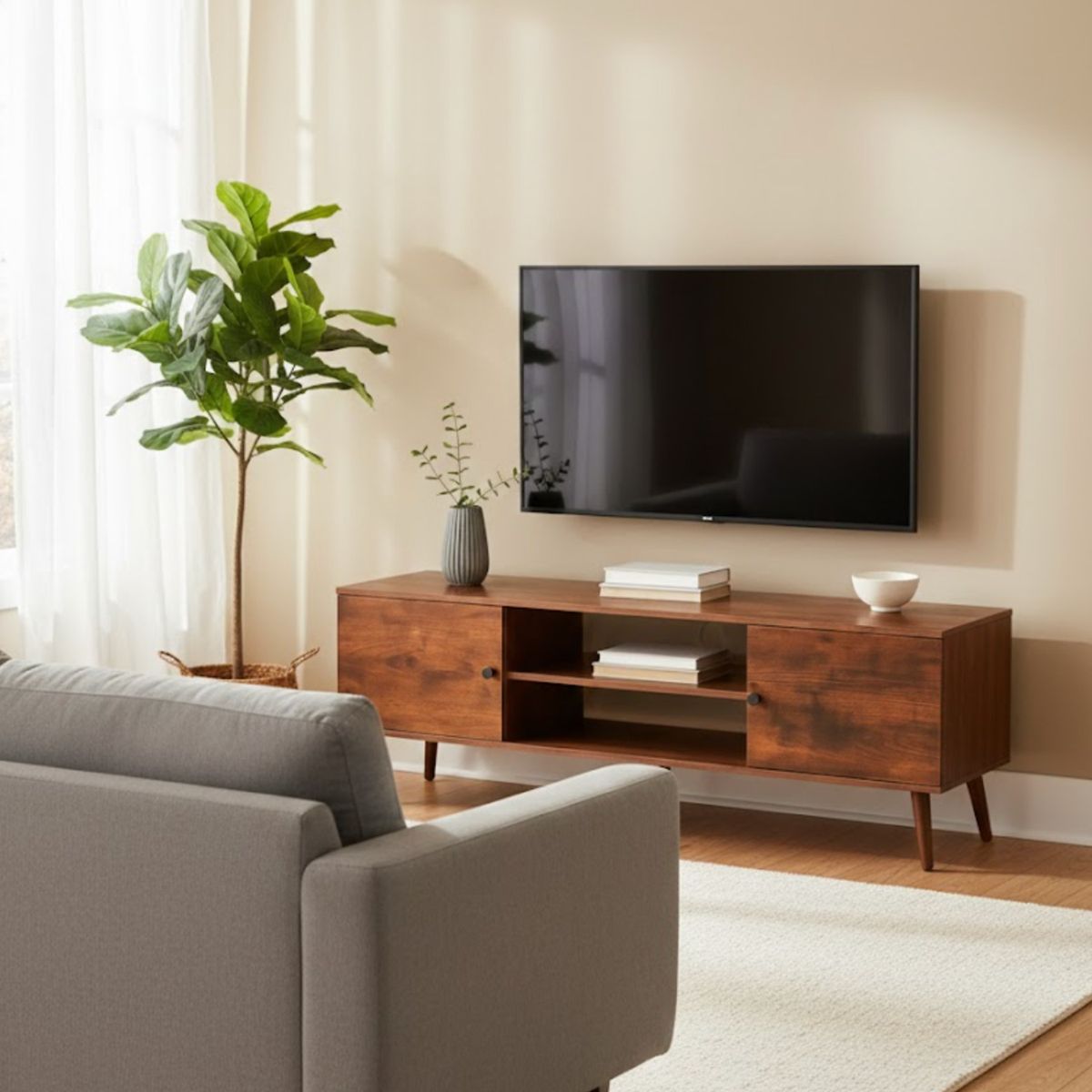 HABITA2 CHILE - Rack Tv Rustico Amesti 135 cm