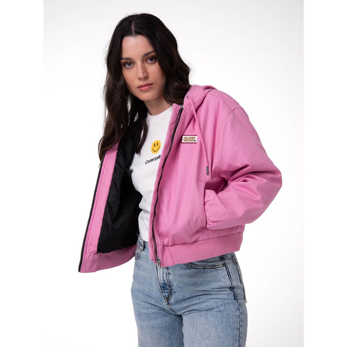 CAT - Polerón Mujer Canvas Insulation Rosa CAT