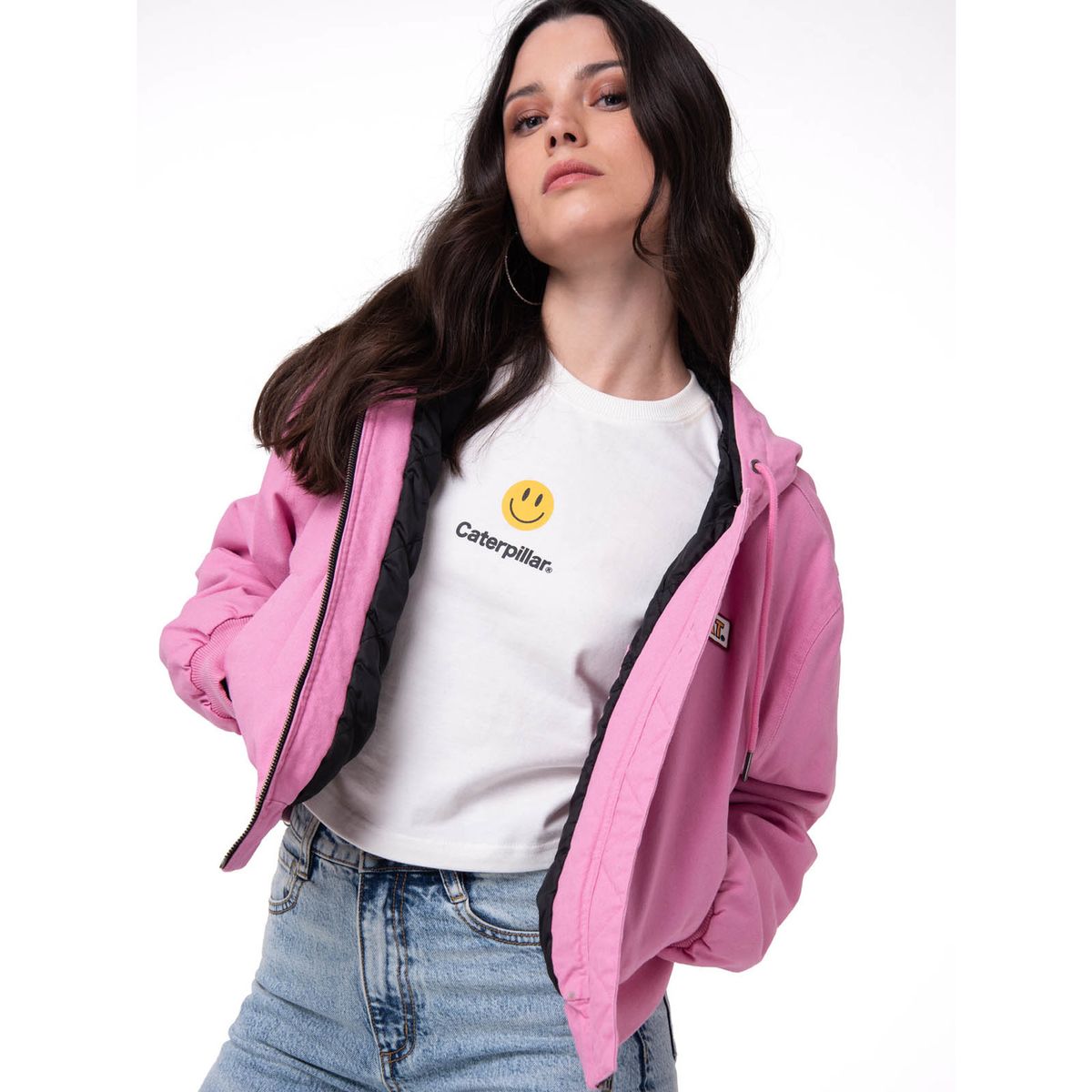 CAT - Polerón Mujer Canvas Insulation Rosa CAT