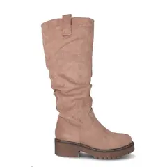 NEW WALK - Bota Plana de Mujer Café