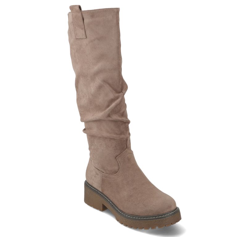 Bota Plana Taupe