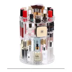 GENERICO - ORGANIZADOR DE MAQUILLAJE COSMETIQUERA GIRATORIO 360°