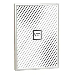 VGO - Marco aluminio clasico Plateado 13x18 cm Plateado