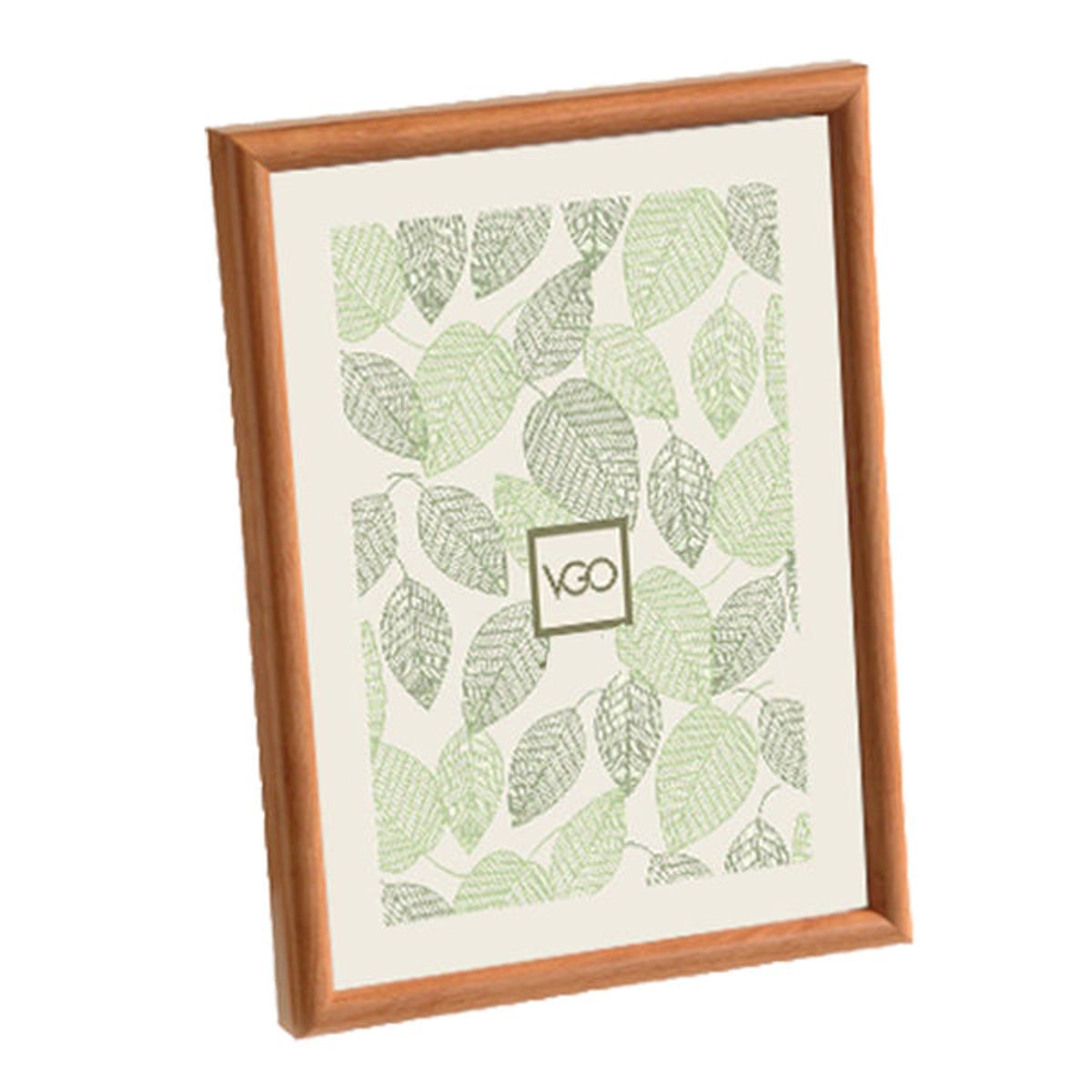 VGO - Marco plástico simil madera Miel 13x18 cm Miel Vgo
