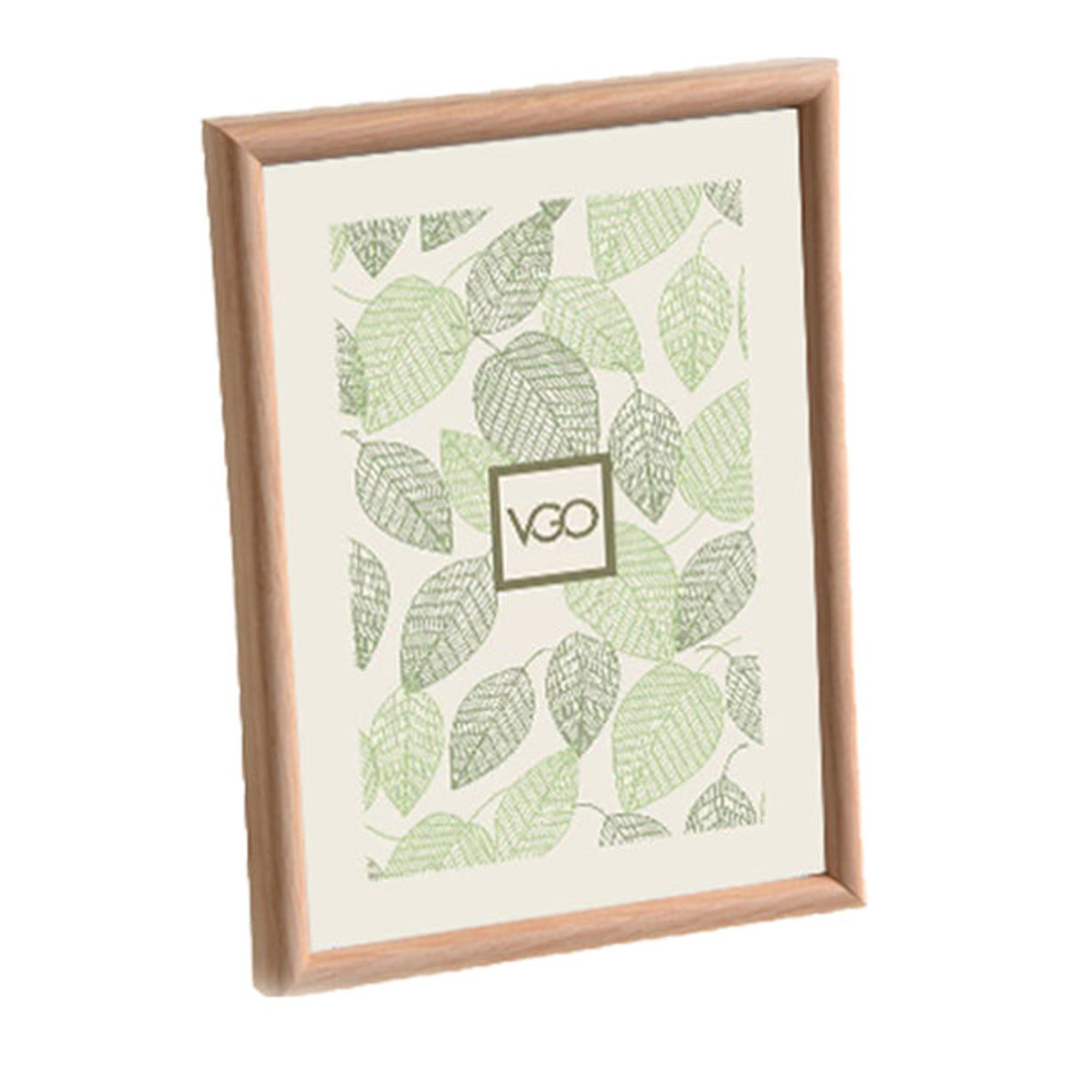 VGO - Marco plástico simil madera Natural 20x25 cm Natural Vgo