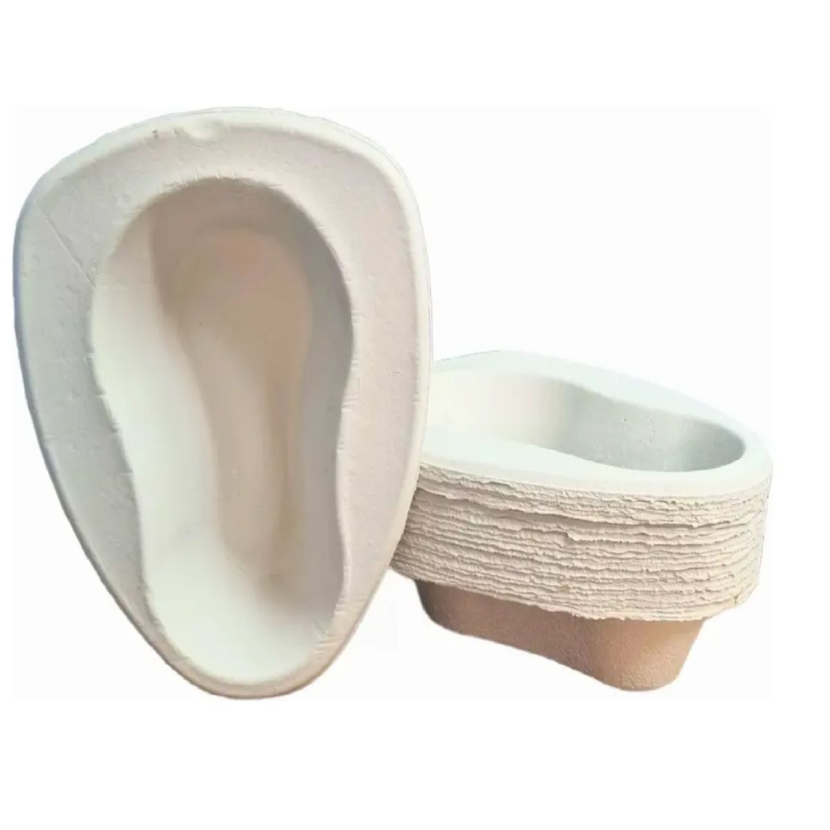 GENERICO - Chata Desechable De Carton 100% Biodegradable X10 Uso Medico