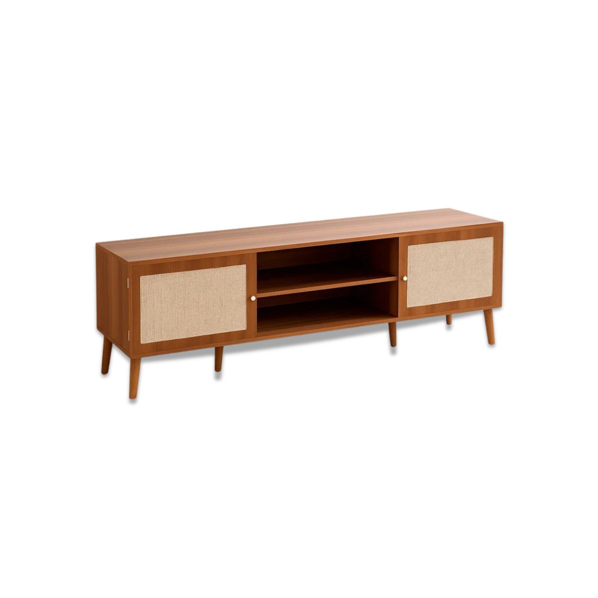 HABITA2 CHILE - Rack Ructico para TV Brown Mesh