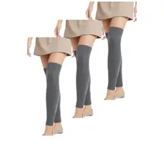 LOOK SHOP - Pack 3 Polaina Lana Invierno Abrigadoras Mujer Niñas Colores 2548