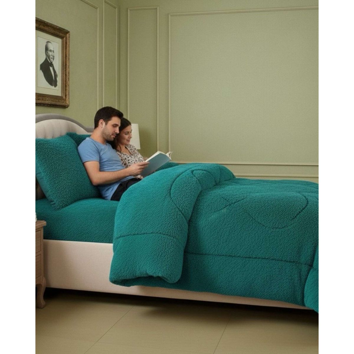 GENERICO - Cubrecama King Chiporro Peludo Premium 250x270 cm