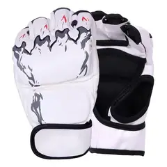 GENERICO - Guante Mma Kickboxing Palma Libre Lxl Blanco