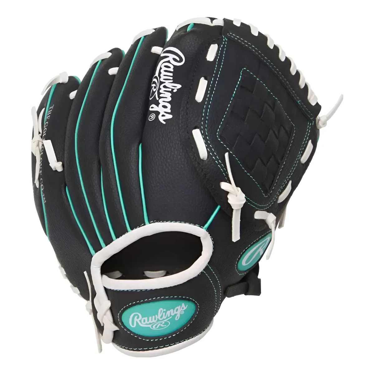 RAWLINGS - Guante De Beisbol Junior Lanzador Derecho 5 - 7 Años Negro/verde 5-7 Años