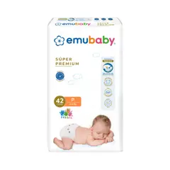 EMUBABY - Pañal Super Premium P 42