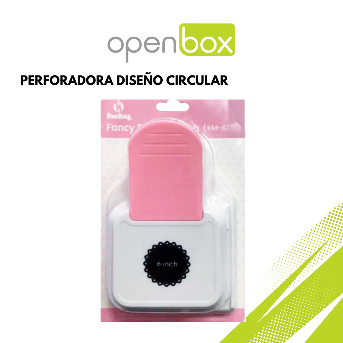 GENERICO - Perforadora diseños circular por partes OPEN BOX