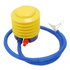 GENERICO - Bombín Inflador De Pie Manual Multiusos Portátil Amarillo