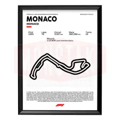 GENERICO - Cuadro Formula 1 Circuito de Monaco
