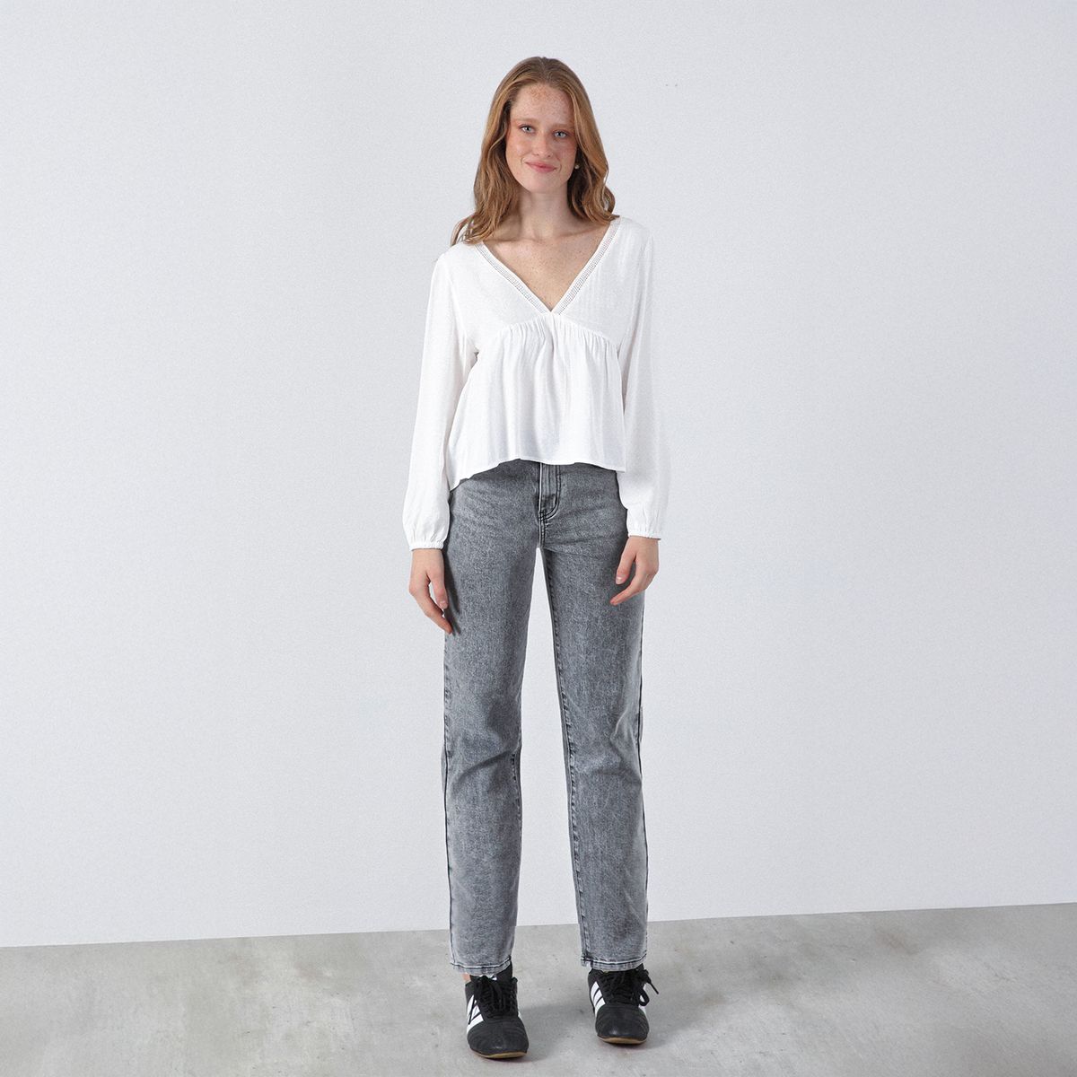 RAINDOOR - Pantalón Slim Mom Andorra Gris R Mujer Raindoor