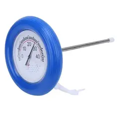 GENERICO - Termometro Flotante Piscina Plastico Con Acero Inoxidable